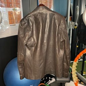 Vince Brown Leather Jacket